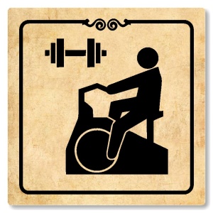 Fitness, 118x118mm, pergamen, Texas